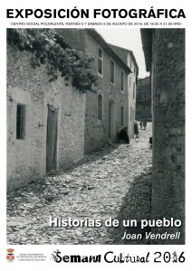 Cartel Exposición Fotografías Antiguas